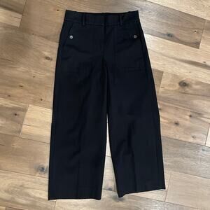 J.Crew Wide‑Leg Cropped Pants – Size 4